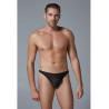 Allure Men String Dentelle Leopard Allure Noir